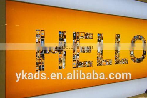 outdoor scrolling light box waterproof and anti-rust CE UL RoHS LED lighting wall mounted,ceiling hanging