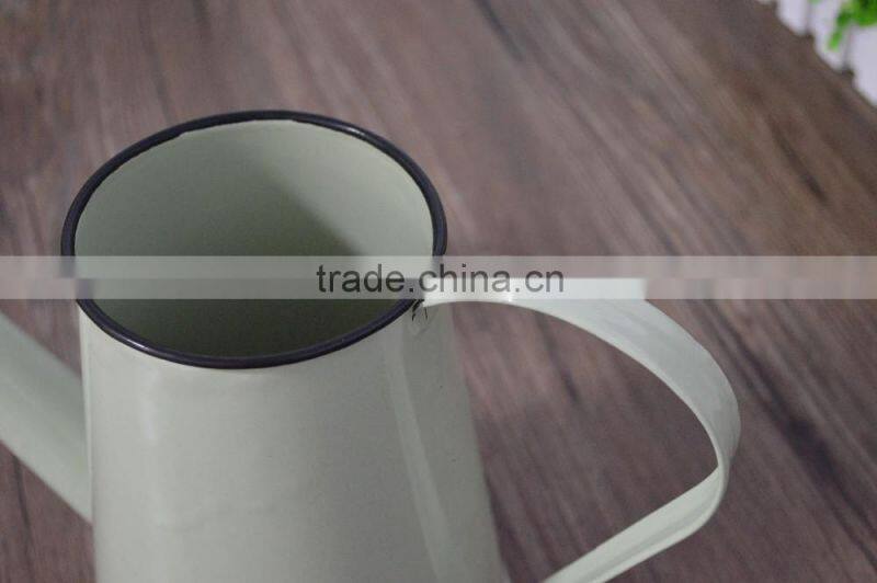 Enamel watering can with customized logo and color