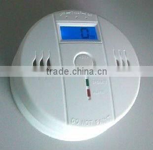 LED lights CO sensor carbon monoxide detector with four short alarm