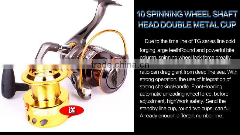 10BB Ball Bearing Saltwater Freshwater Fishing Spinning Reel 5.5:1 EF2000-6000