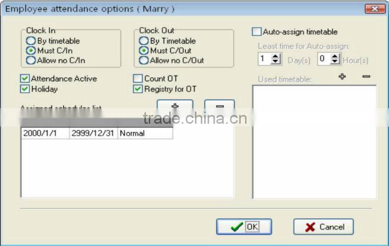 Linux System Fingerprint Time Attendance and Access Control (HF-H5)