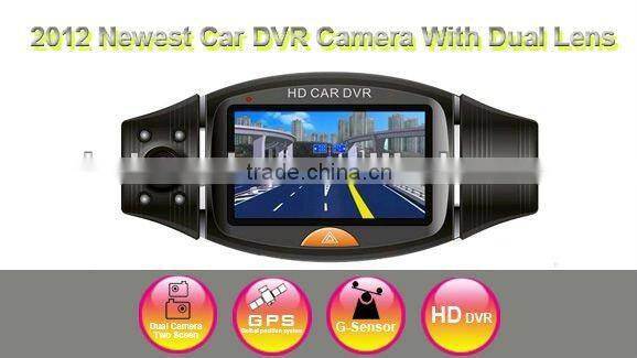 140degrees 2ch car blackbox with gps