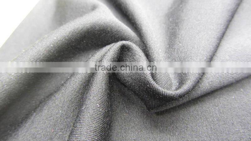 brushed polyester spandex thick T100D milk fiber Elastic Fleece Fabric
