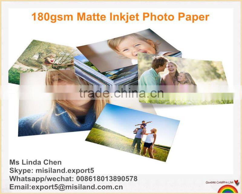 Inkjet Matte Photo Paper (90gsm-180gsm)