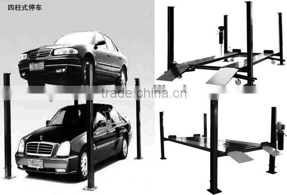 Advanced Underground 4 Pillars Stacker Parking Lift for Home