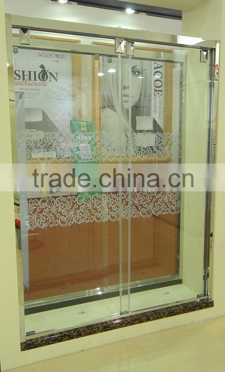 designed bypass sliding shower door GD9016