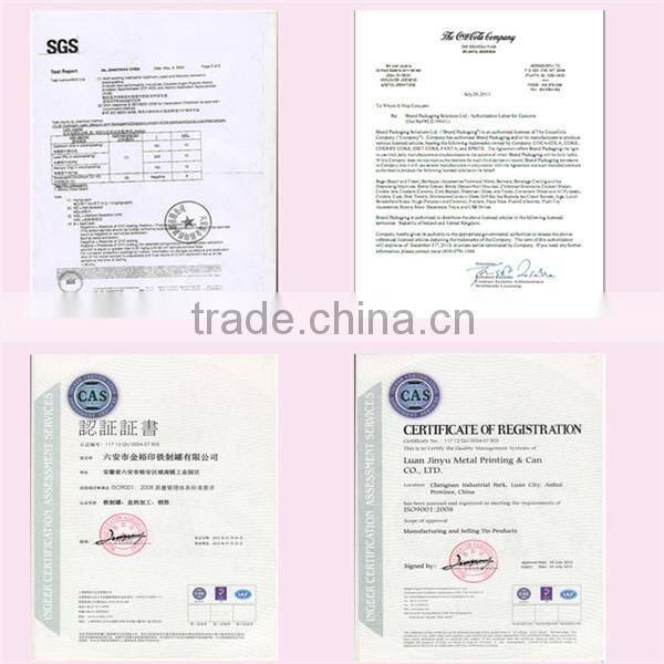 Fashional design tin set tin can