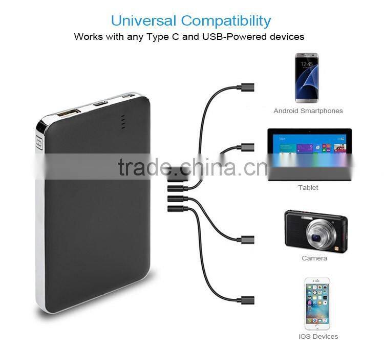 fast charging USB 3.1 type c power bank 8000mah for macbook charge