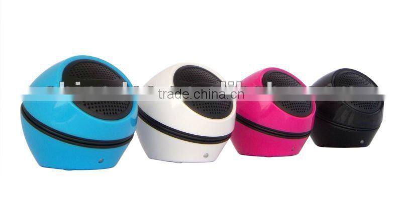 speaker box ,round shape, for mobile phone/notebook/mp4/mp3 (SP-105)