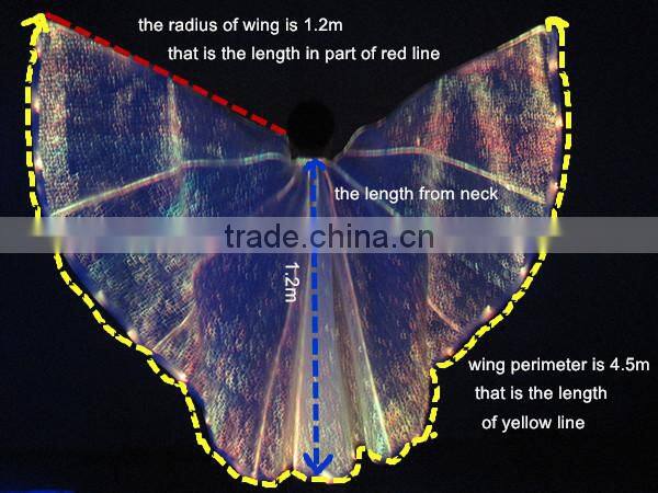 Super hero fancy dress led super hero wing costumes