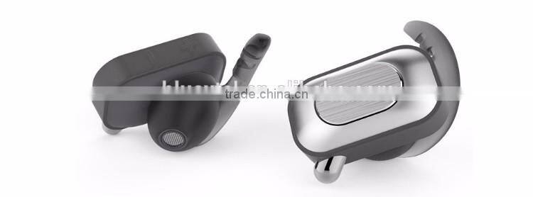 2016 New Updated sports style true wireless stereo bluetooth earphones true wireless without any wire and stereo music playing