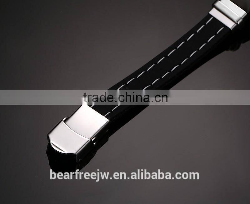 Mens Womens Stainless Steel ID Bracelet Engraved "Pride" for Gay & Lesbian Silicone Chain Black