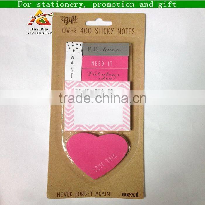 custom printed sticky notepad