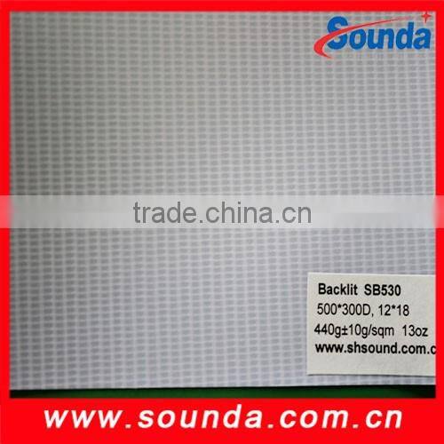 Best quality Backlit flex banner Coated and laminated