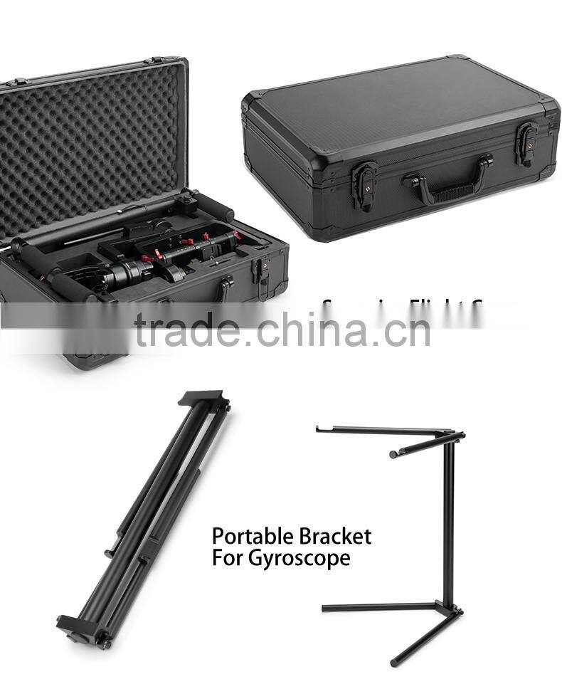 Small camera gimbal with carbon fiber connection axis CNC all in one accurate carving