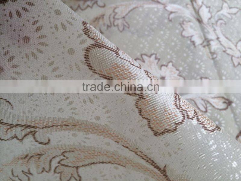 Make-to-order type 100% polyester tricot printed fabric for mattress