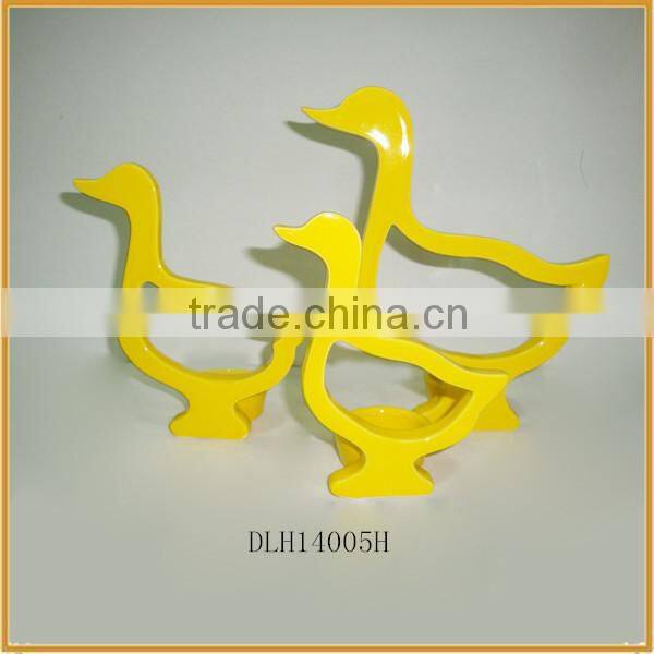 Vivid image delicate process ceramic cock garden decoration