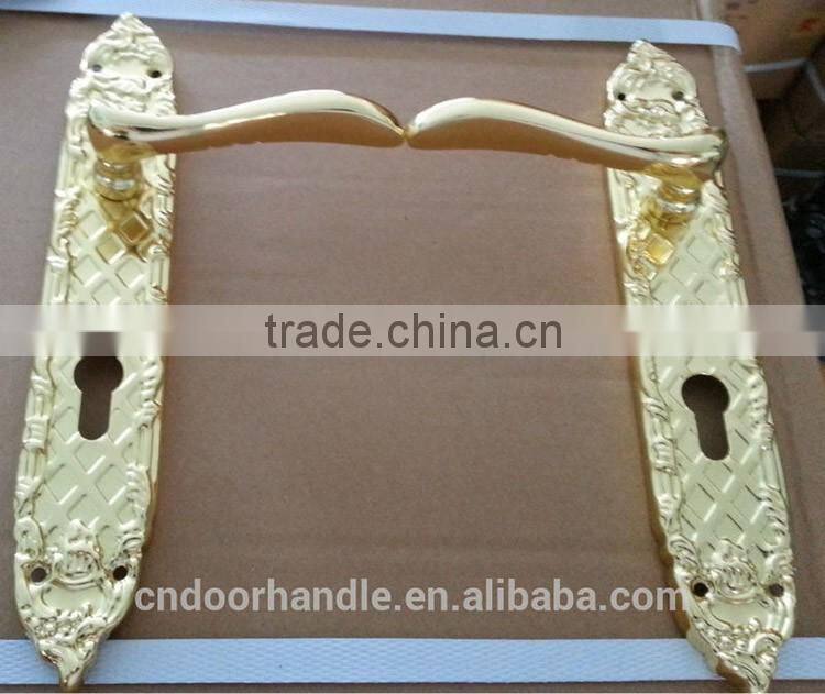 Afganistan aluminum door handle and lock