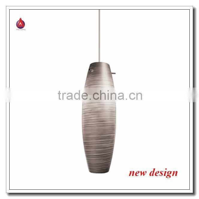 glass bulb pendant lamp in white painted color