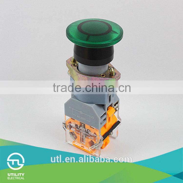 yueqing brand electrical button switch LA110-A2 small button light switch