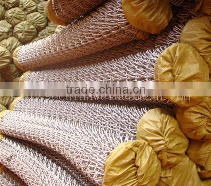 75mmX75mm diamond hole opening pvc coated chain link fencing