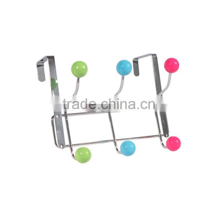 TAOCHENG multi color balls Metal hooks for clothes hanger 3 hooks