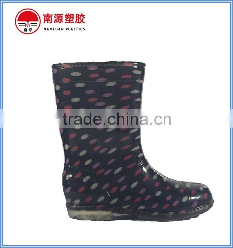 Children fashion rain boots with all kinds patterns