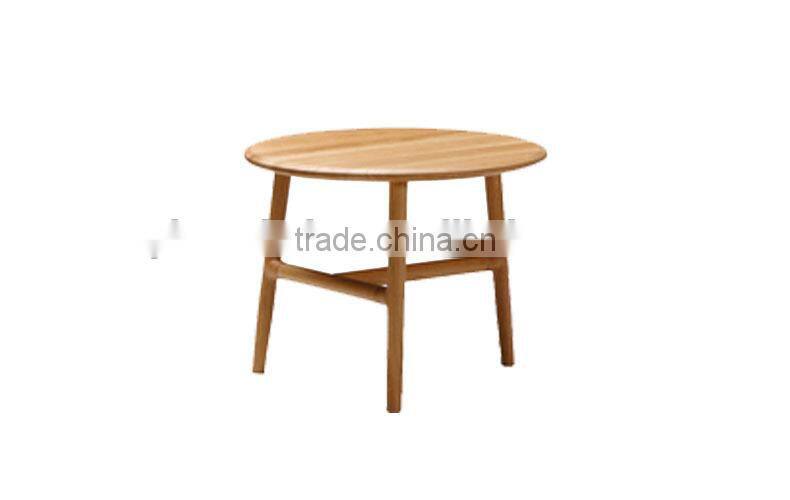 small round wooden table with metal leg home furniture Dining Table coffee table