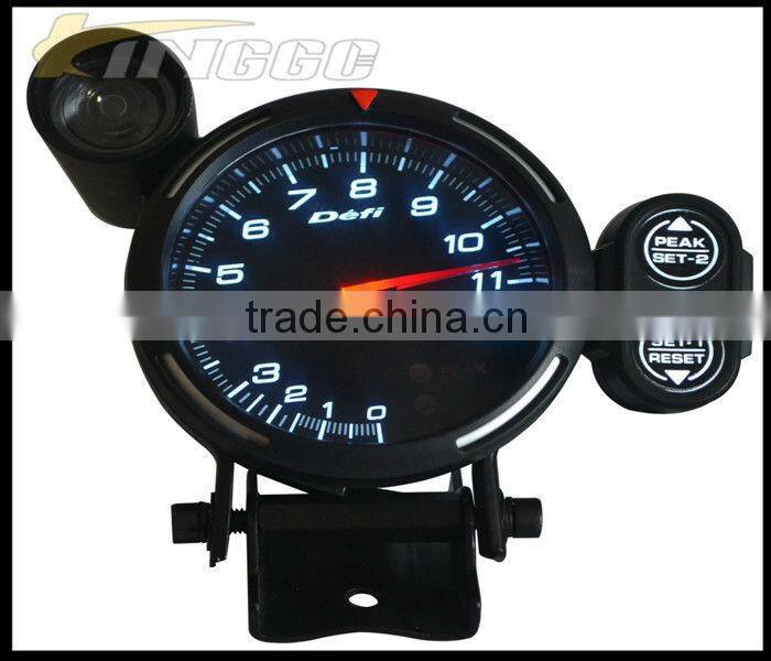 80MM DF Advanced BF Tachometer Auto Gauge 11000 RPM Tachometer Gauge With Blue Red White Light