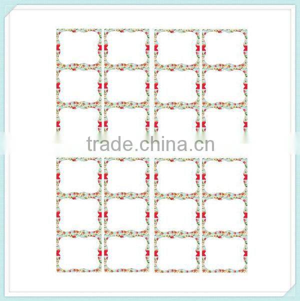 Colorful machine to make labels adhesive
