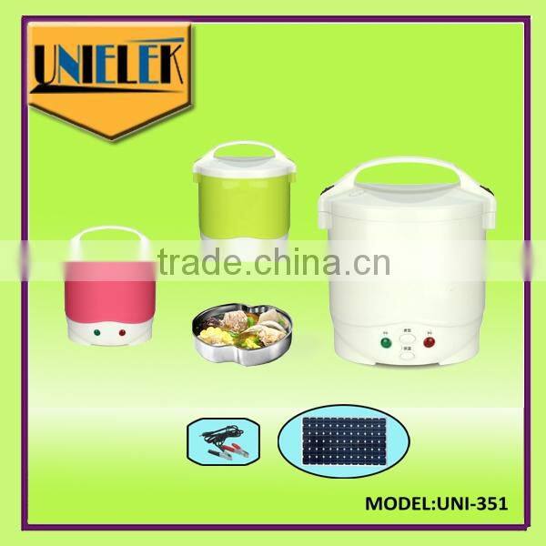 5L big capacity home use portable new intension 12v dc solar power rice cooker