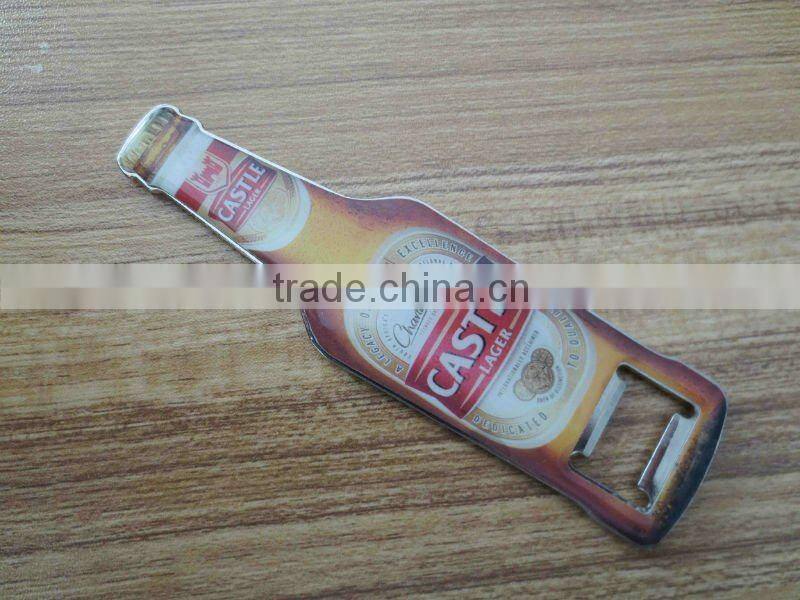 Stainless still and drop palstic opener with magnet