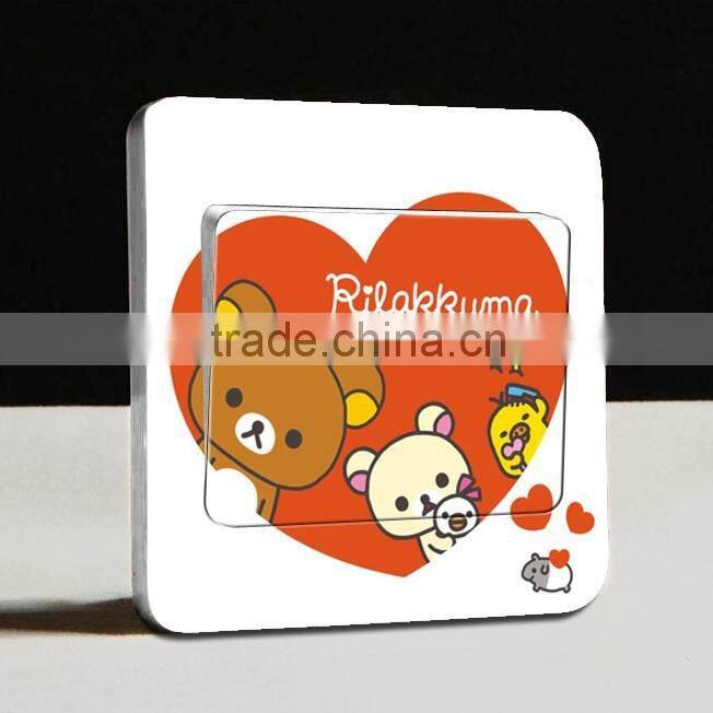 Colorful Cartoon Switch Sticker Label
