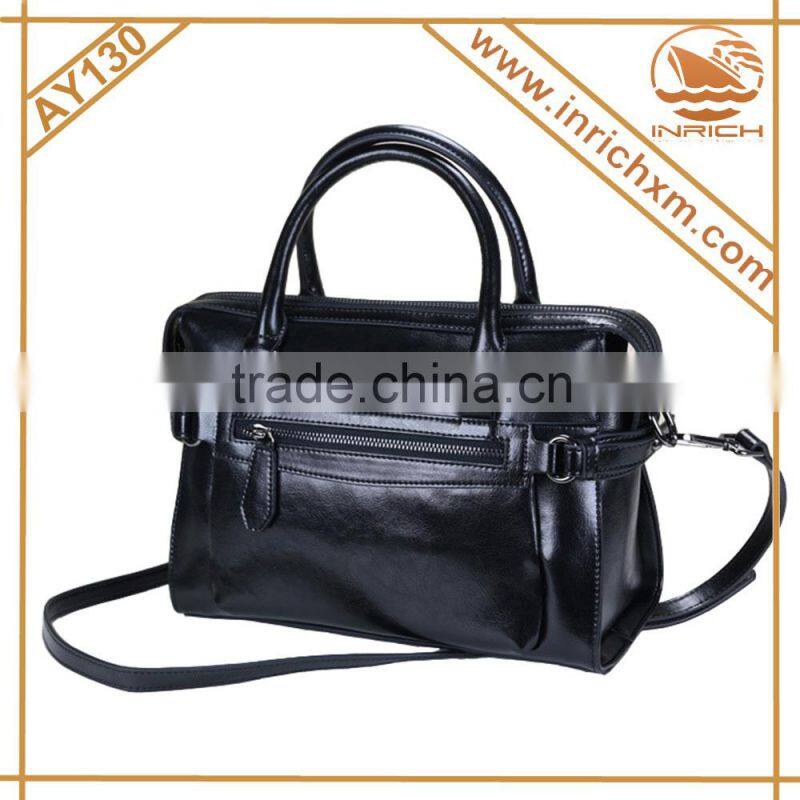Wholesale custom newest fashion genuine leather womens handbag,europe women clutch ladies classical