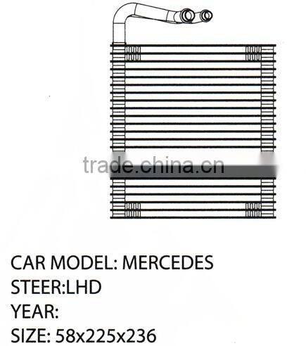 Refrigerator evaporator automotive FOR BENZ