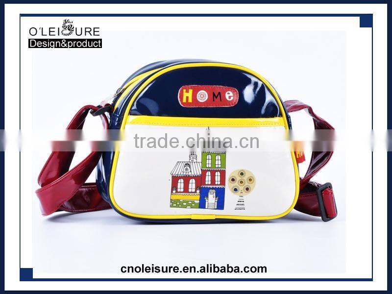 Pu wholesale handbags mini kid's shoulder bag for teens punching bag for kids