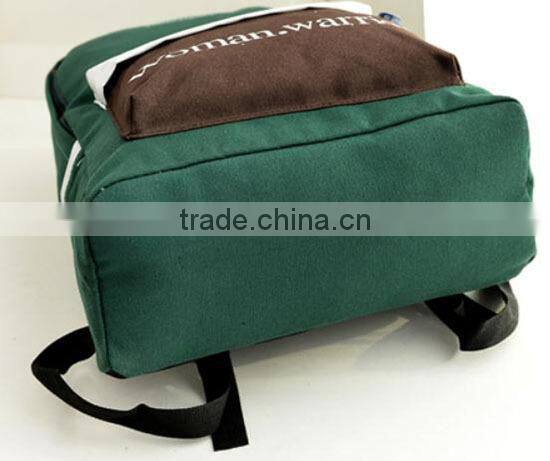 2015 College Popular Canvas girls Backpack
