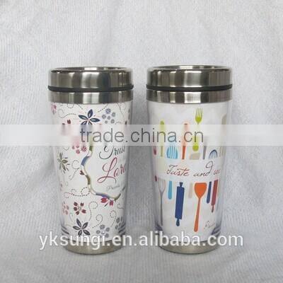160Z changeable paper travel bottle mug promotion