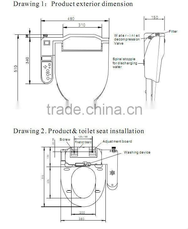 Glitter Toilet Seat,Wall Hanging Toilet Seat,Washer Toilet Seat