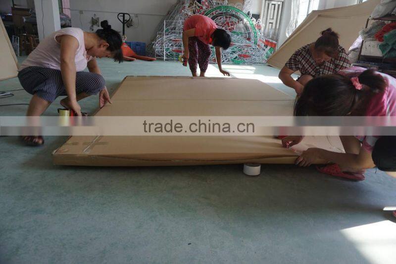 Hot sale christmas light with santa car and reindeer holiday time led light outdoor decoration