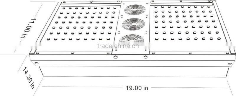 Led plant grow light hydroponic indoor plant growing systems
