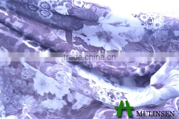 Mulinsen textile 2015 hotsale peach skin digital printing absorb and quick-dry fabric