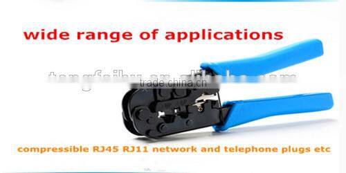 brand Tengfei rj45 rj12 rj11 Network cable crimp tool/network strip/network cut tool wholesale in china