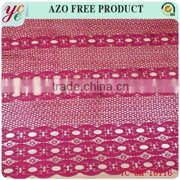 High quality chemical embroidery fabric water soluble fabric embroidery