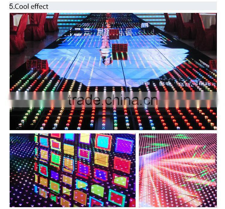 new led flash effect dance floor display screen good for restaurant floor /colorful led floor /stage floor