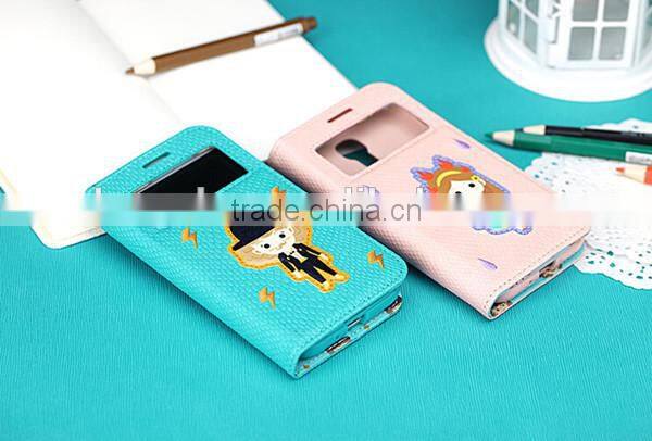 Import china goods hot selling mobile phone flip leather case for samsung s4 i9500