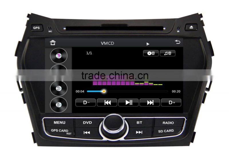 touch screen stereos audio type player multimedia navigator car stereo for Hyundai ix45 gps
