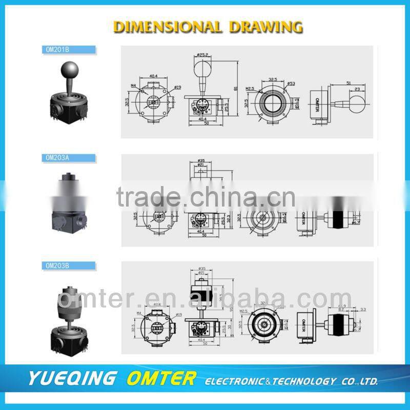 OM201C-M3 potentiometer joystick