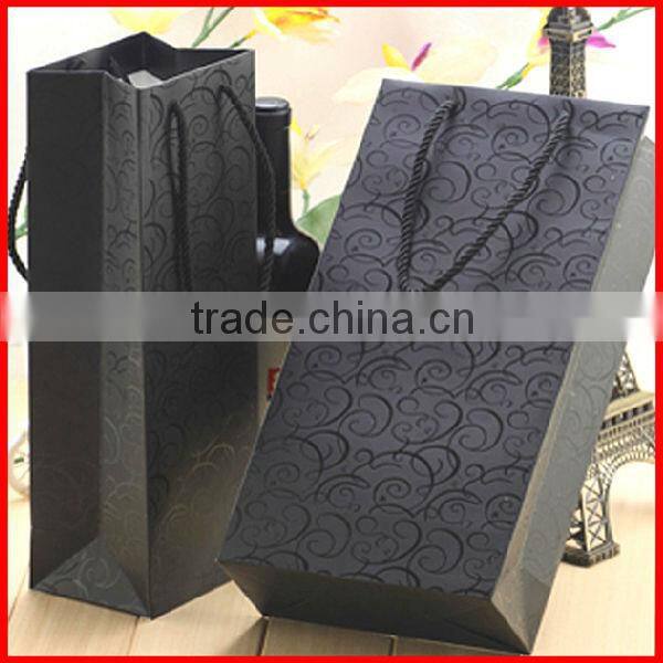 Simply Charming Decorative Cheap Custom Matte Brown Paper Bag With Logo Print
