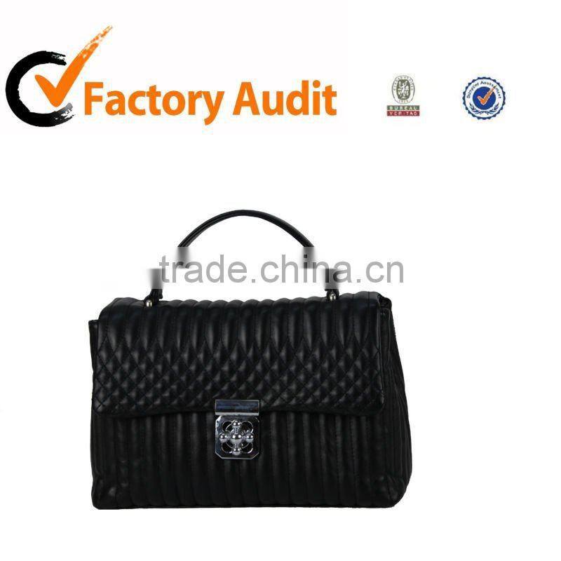 Simple Metal Quilting PU Fashion Hang Bag